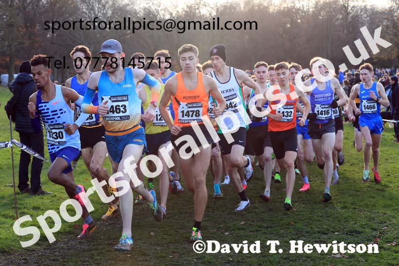 Senior Men and Under-23s, 2023 British Athletics Cross Challenge, Sefton Park, Liverpool. Photo: David T. Hewitson/Sports for All Pics